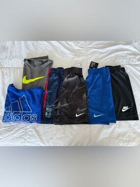 Boys active performance mixed brand lot size 7